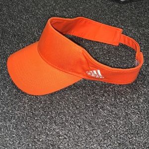 Orange adidas visor